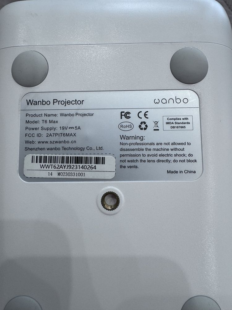Проектор Wanbo T6 MAX