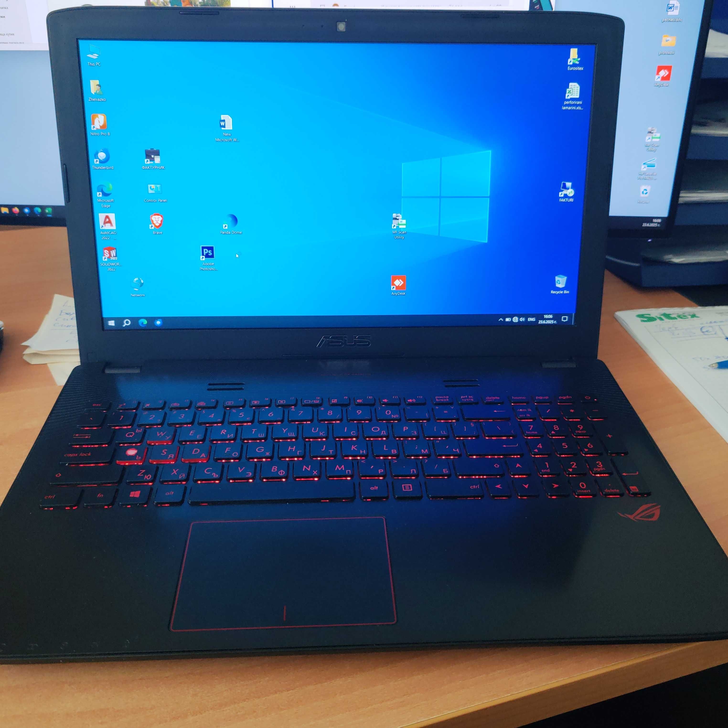 Лаптоп Asus ROG GL552V
