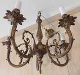 Candelabru din bronz Empire cu 4 brațe ,piesa cu o lucrătură de o foar