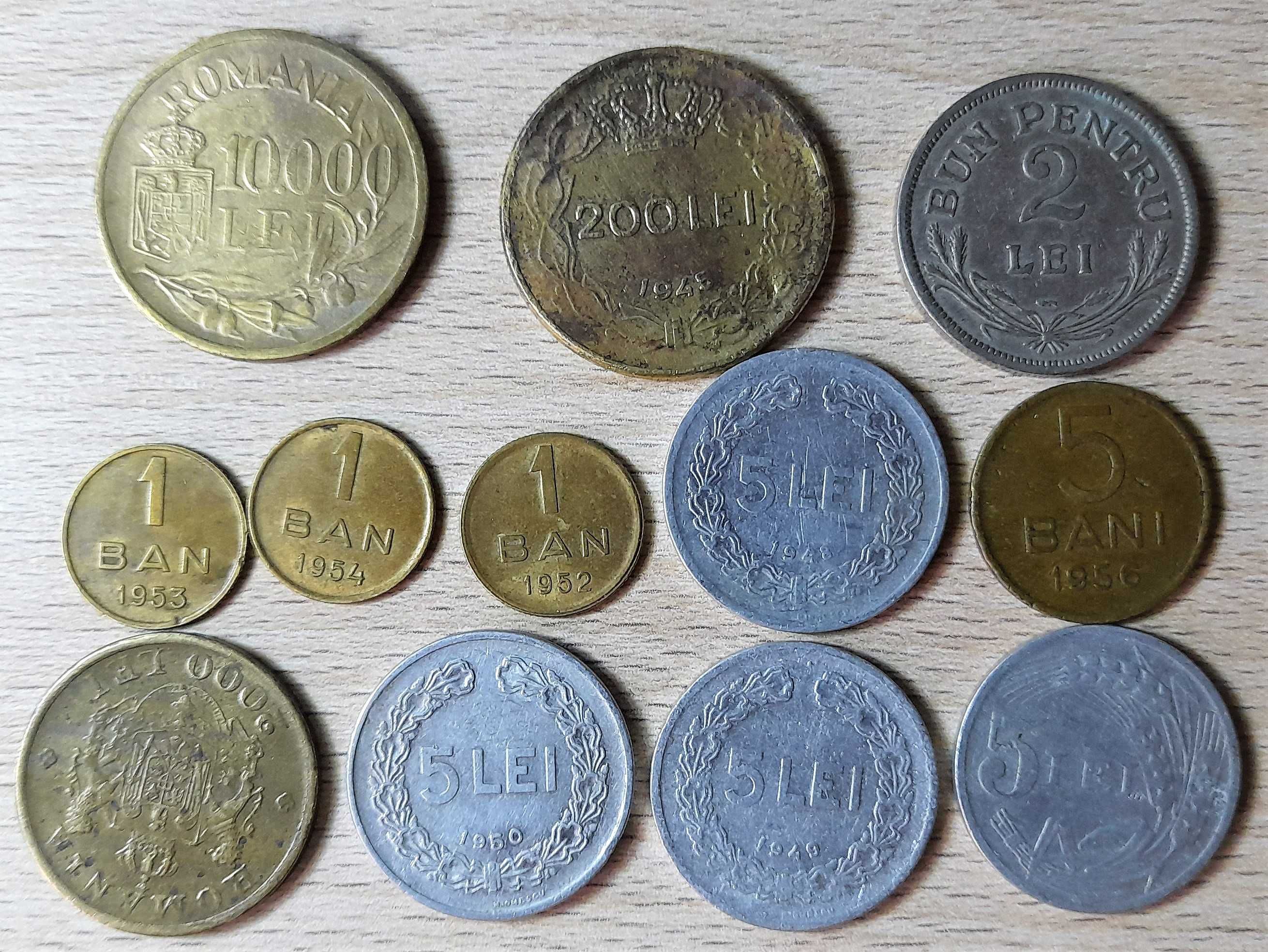 LOTURI monede ROMANIA Regat Republica Populara PRETURI pe LOT