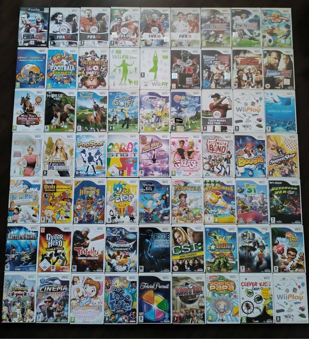 Wii Fifa Pes Golf Guitar Hero Wii Fit Plus Boogie Wii Play Clever Kids