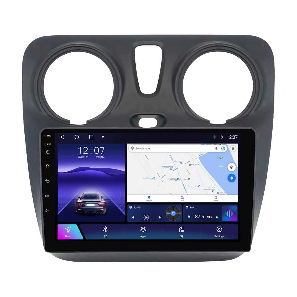 Navigatie Android 13 RENAULT Dokker Lodgy 1/8 Gb Waze CarPlay + CAMERA