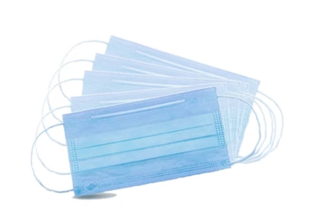 3 слойная одноразовая медицинская маска