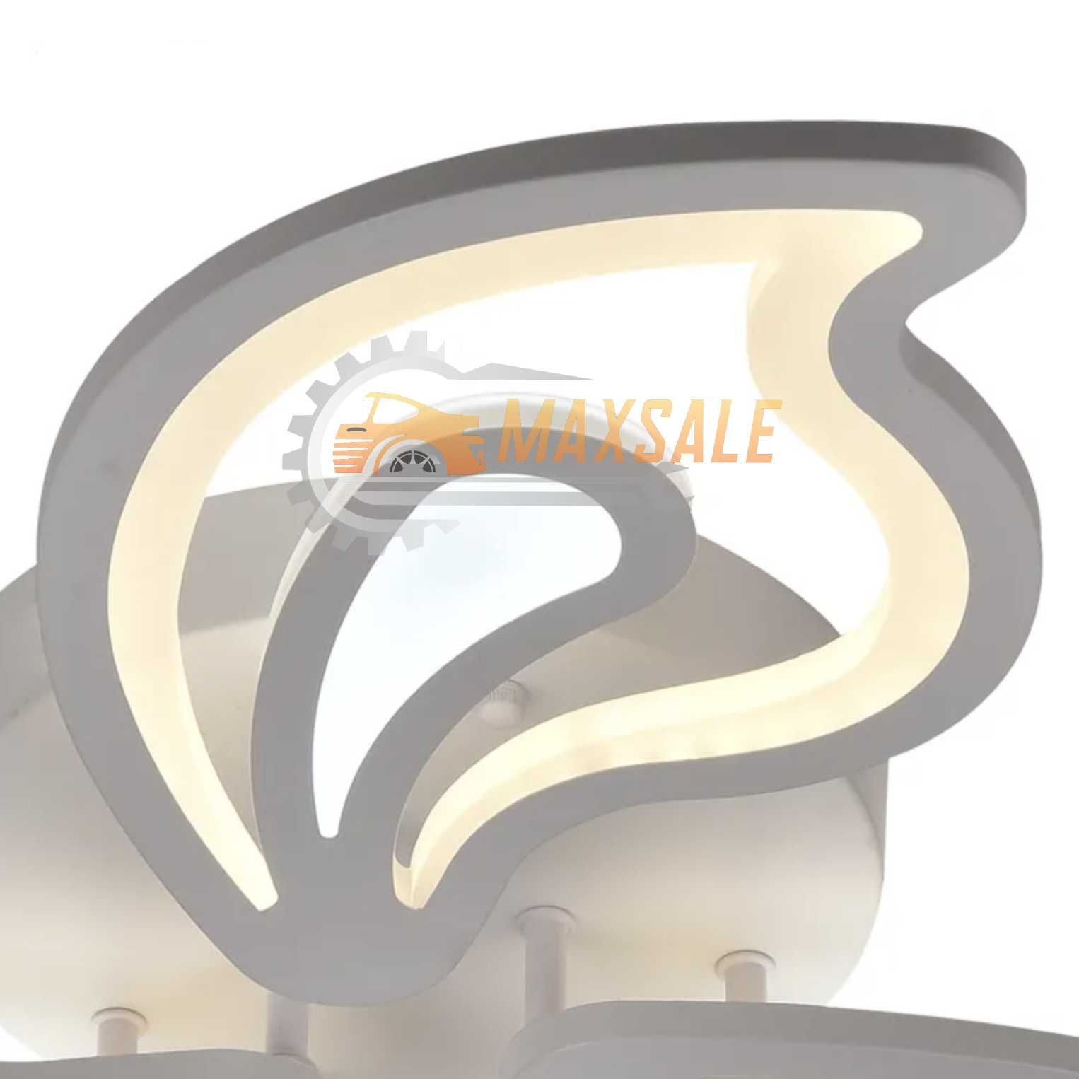 Абажур плафониера дизайнерски 90W LED лампа таван стена полилей