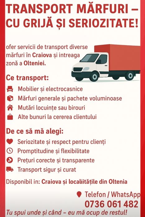 Tractări auto/marfă/diverse