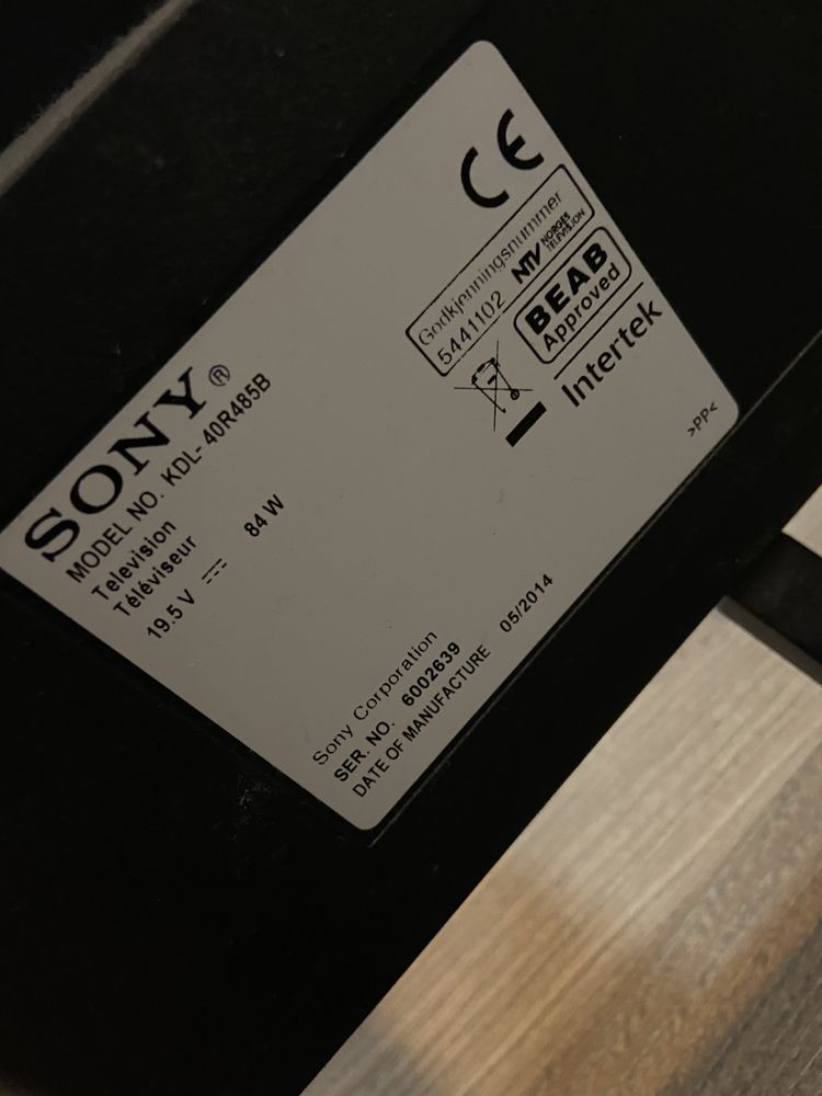 Sony LED tv 40 zoll
