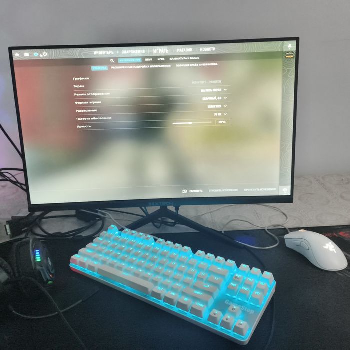 Xtech 75hz manitor oʻyn uchun