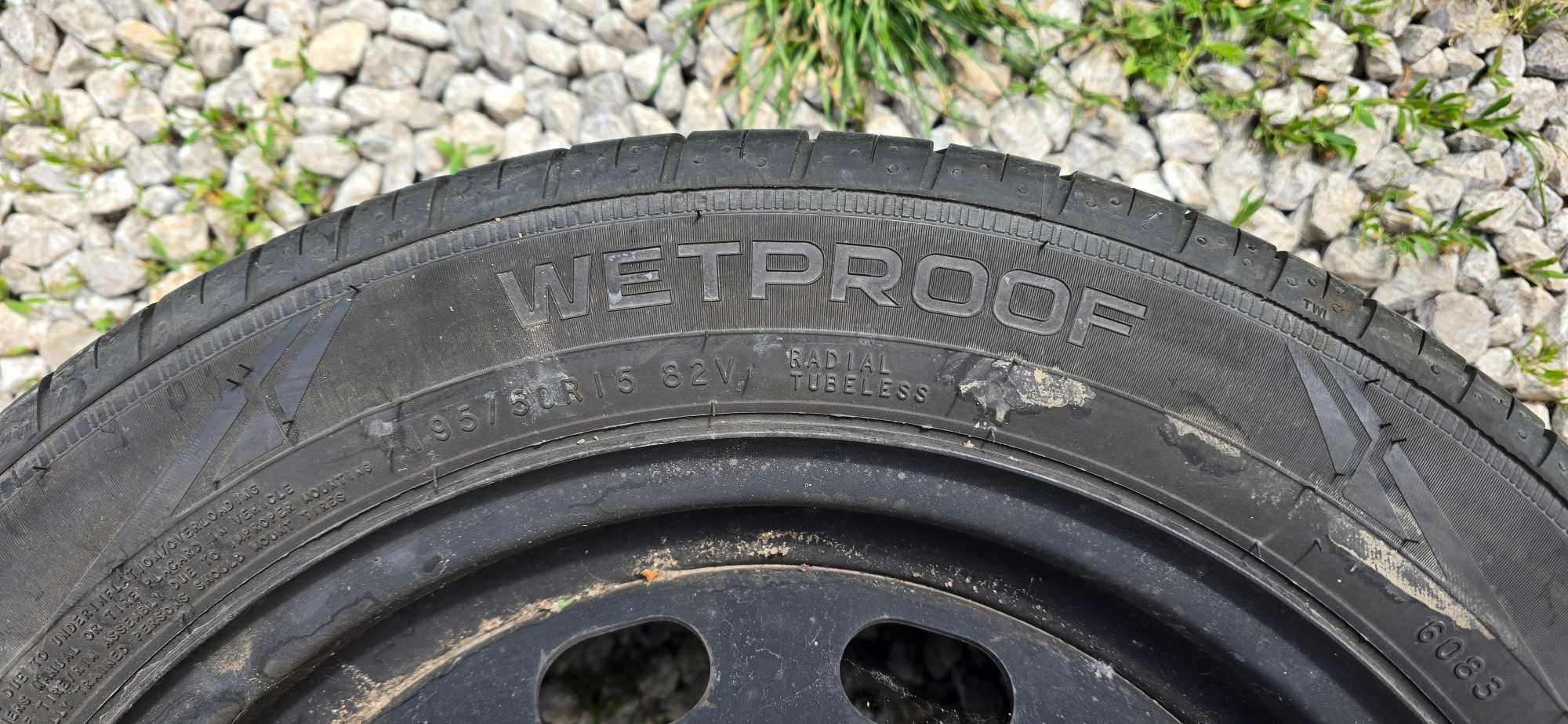 4 железни джанти с гуми, DOT 4221, 195/50 R15