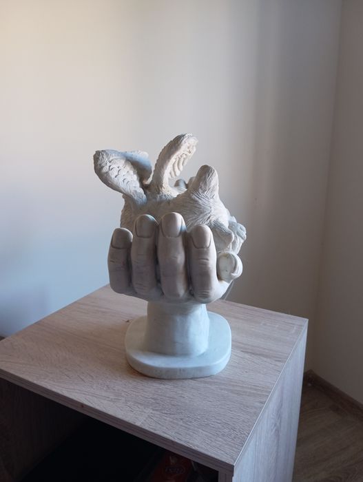 Градинска фигура на котка или за дома, много добро запазено състояние