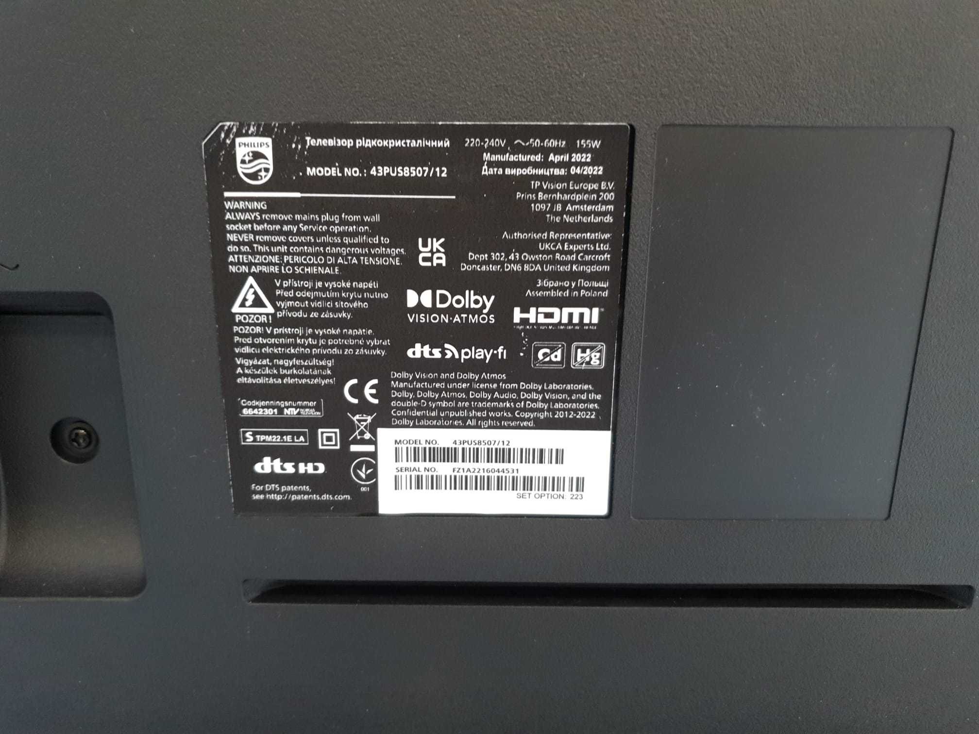 TV LG UHD 43UR81 (62273/10 Pacurari 1) ridicare din agentie Iasi