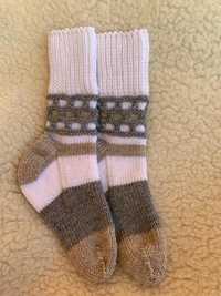 Ciorapi ski/Șosete lana tricotate manual -mărime 36-40