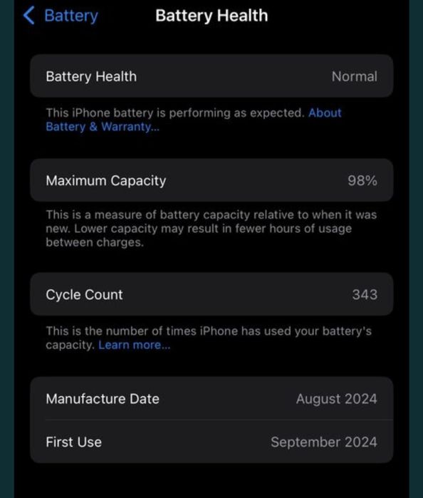 Iphone 16 Pro, 512 GB, 98%, Natural Titanium, Full Box