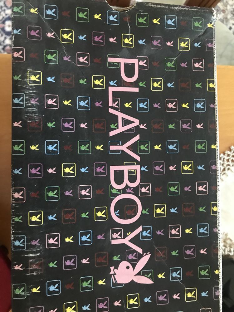 Червени Чехли с пухчета  Playboy