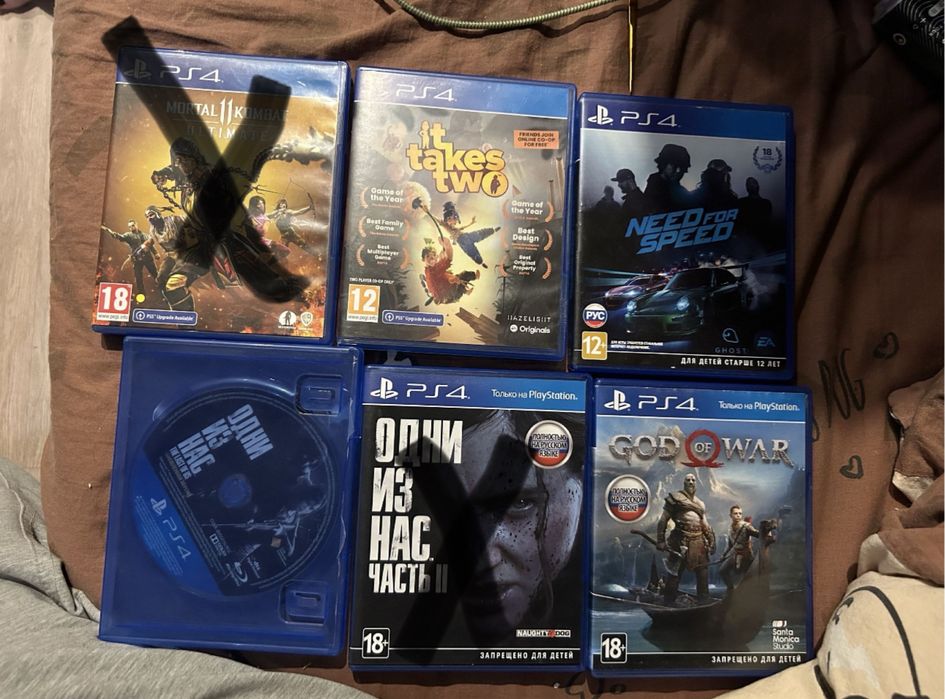 Продам игры на playstatyon4