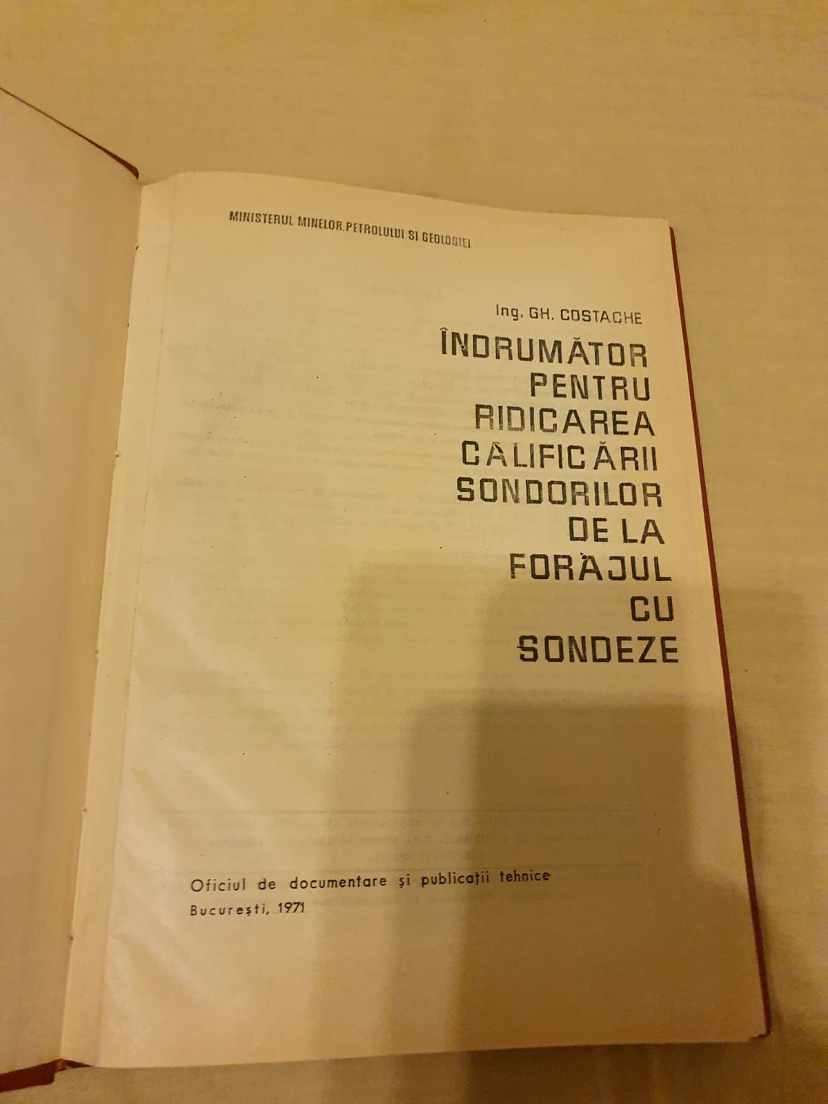 Indrumator pt ridicarea calificării soldurilor de la forajul cu sondez