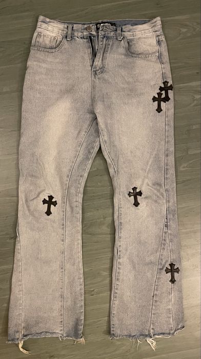 Chrome Hearts дънки тип Flared