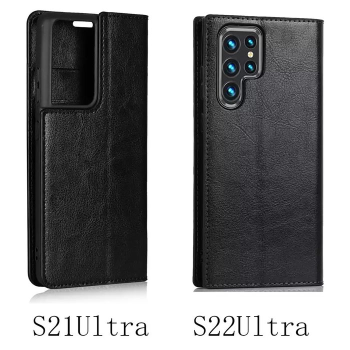 Husa Flip Case Samsung S25/S24/S23/S22/S21 Plus Ultra Imitatie Piele