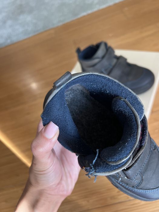 Детски есенни кожени ботуши lasocki 28