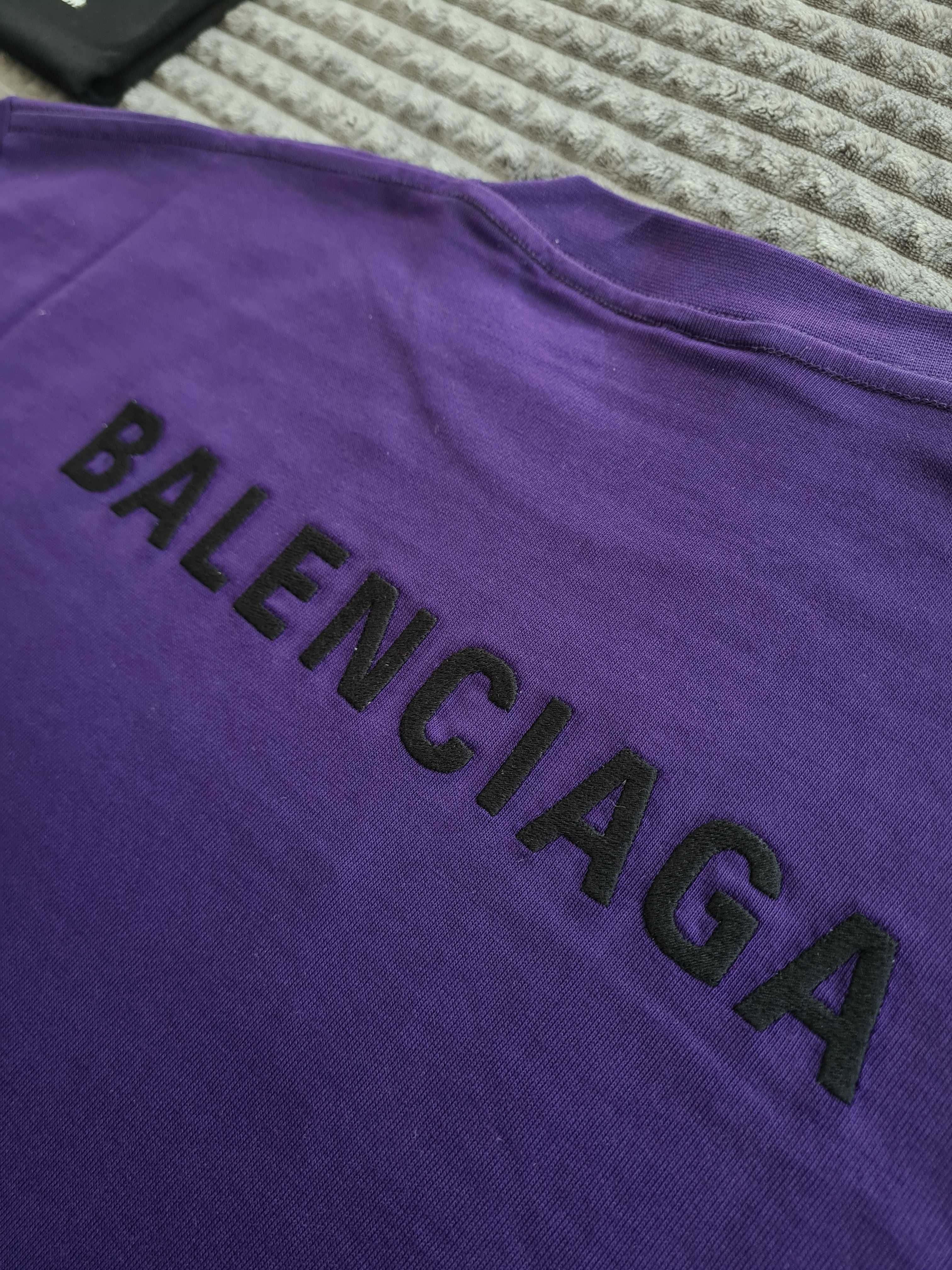 Tricou Balenciaga Purple, Oversize, Premium, Unisex