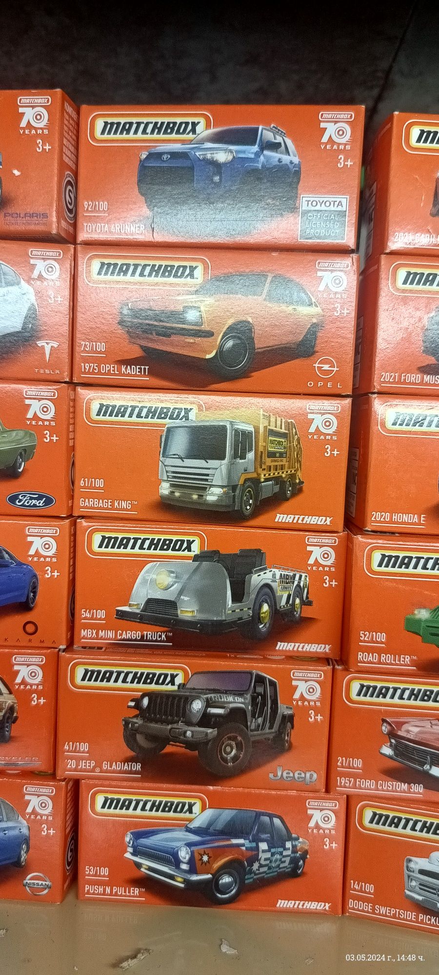 Колички Matchbox 70years