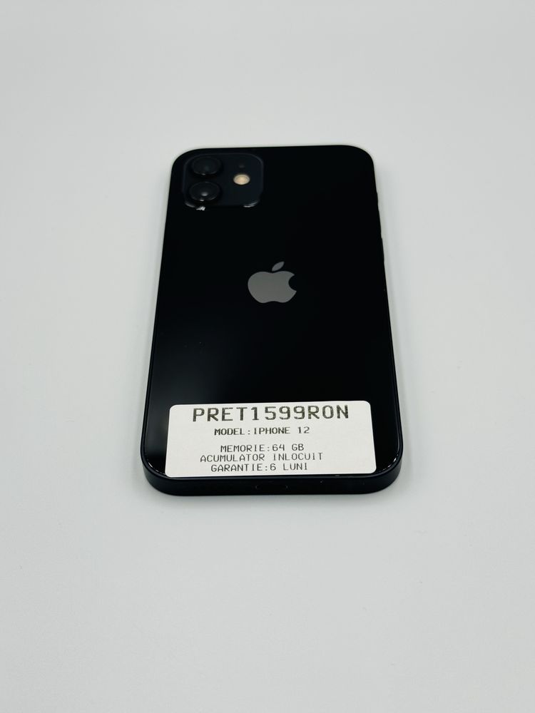 Magazin vindem iPhone 12 neverlocked 64 gb cu garanție full box