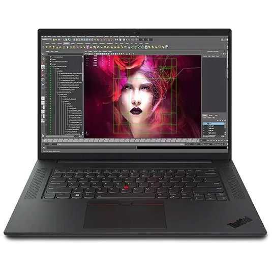 Laptop Lenovo ThinkPad P1 Gen 5 Intel 32GB 16” 4k Black Carbon Fiber