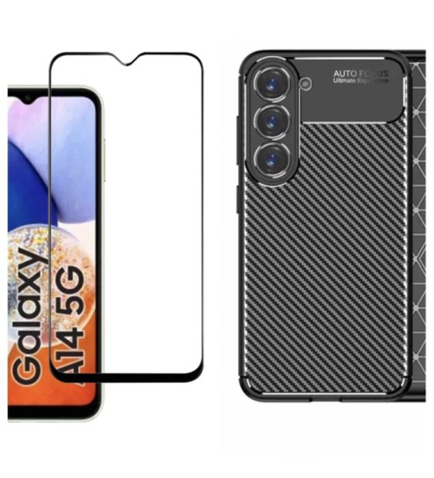 Samsung A14/A15/A34/A54/A55/A36/A56 Husa Battle Case + Folie Sticla