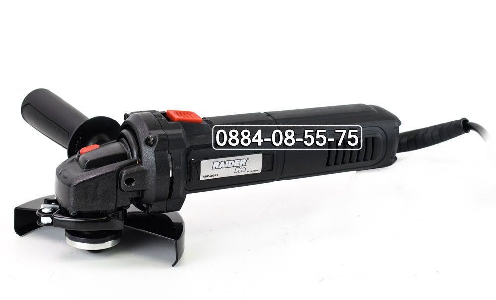 Ъглошлайф RAIDER RDP-AG42 Black Edition, 125мм, 750W, 11000 мин-1