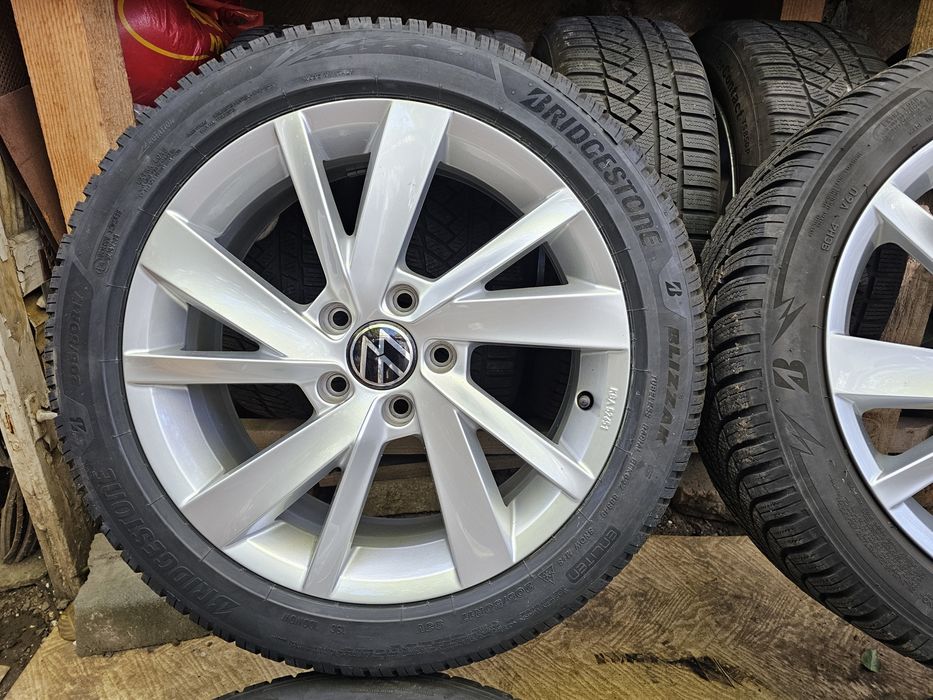 Jante aliaj 17" Skoda Octavia/Audi/Volkswagen anvelope iarna 205 50 17