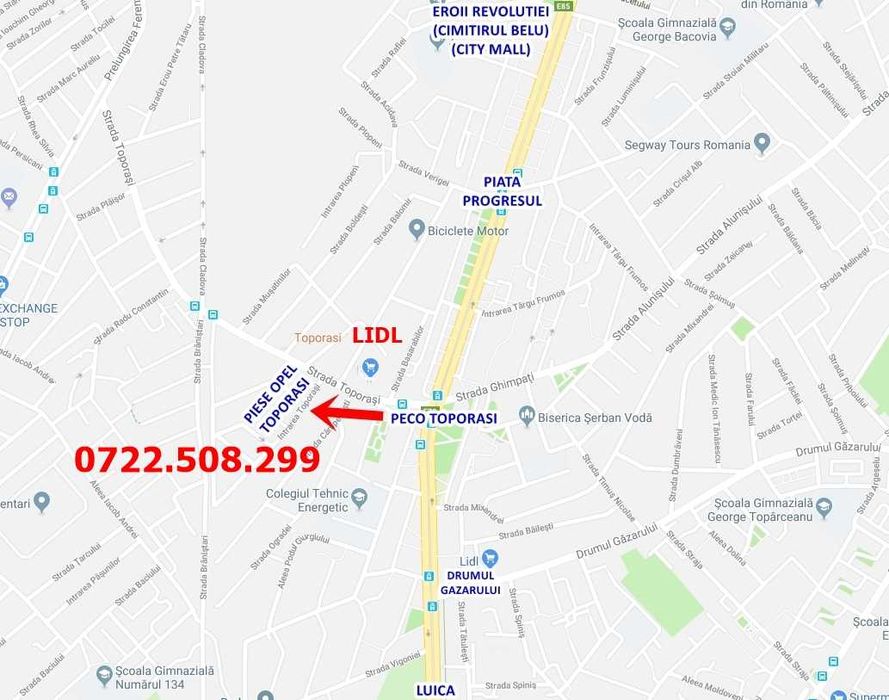 bara spate Opel Zafira 100 lei