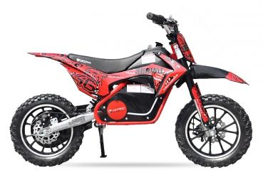 Mini motocicleta electrica NITRO Eco Serval 500W 10/10 #Rosu