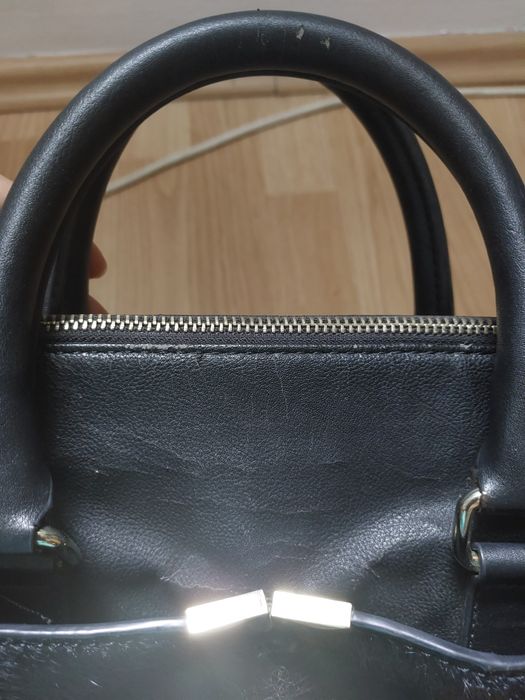 Geantă imitație piele Zara