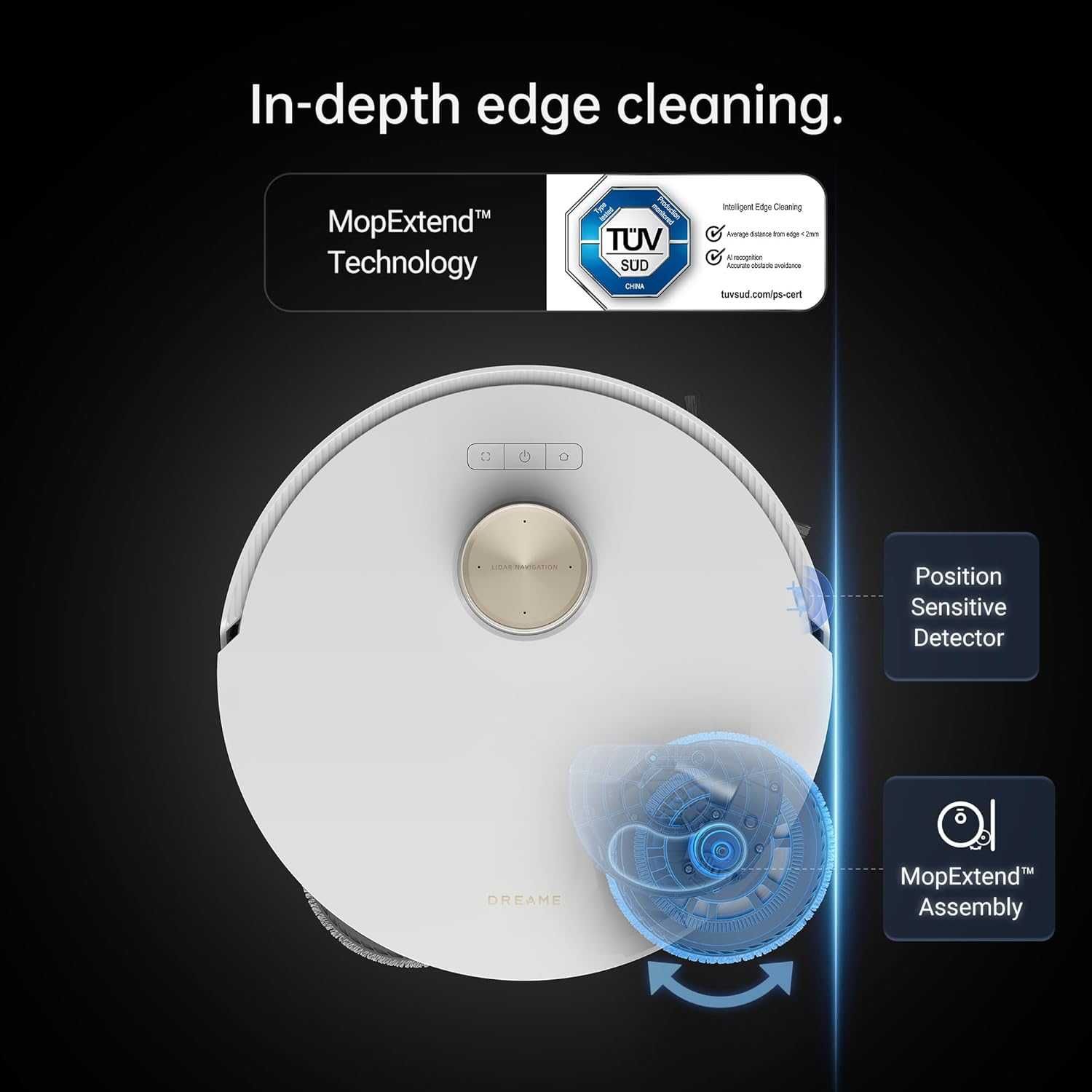 Прахосмукачка робот Dreame L20 Ultra AI видео Mop Self Cleaning 7000Pa