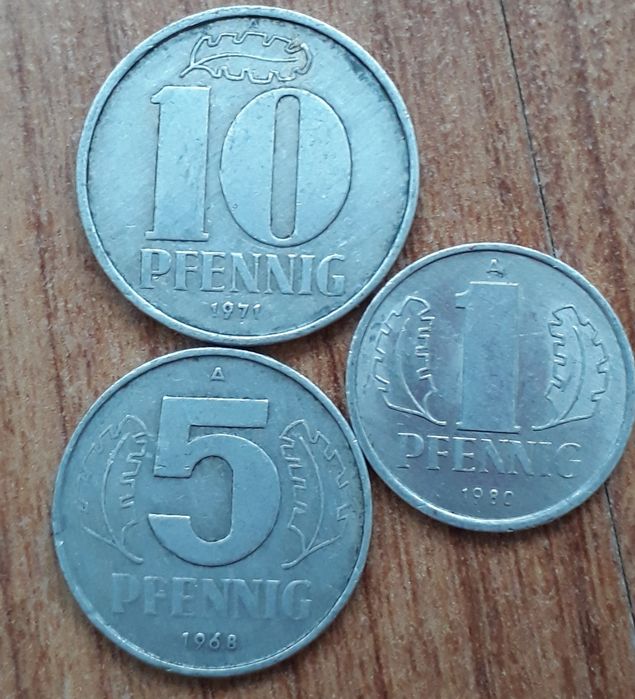Немецкие монеты.