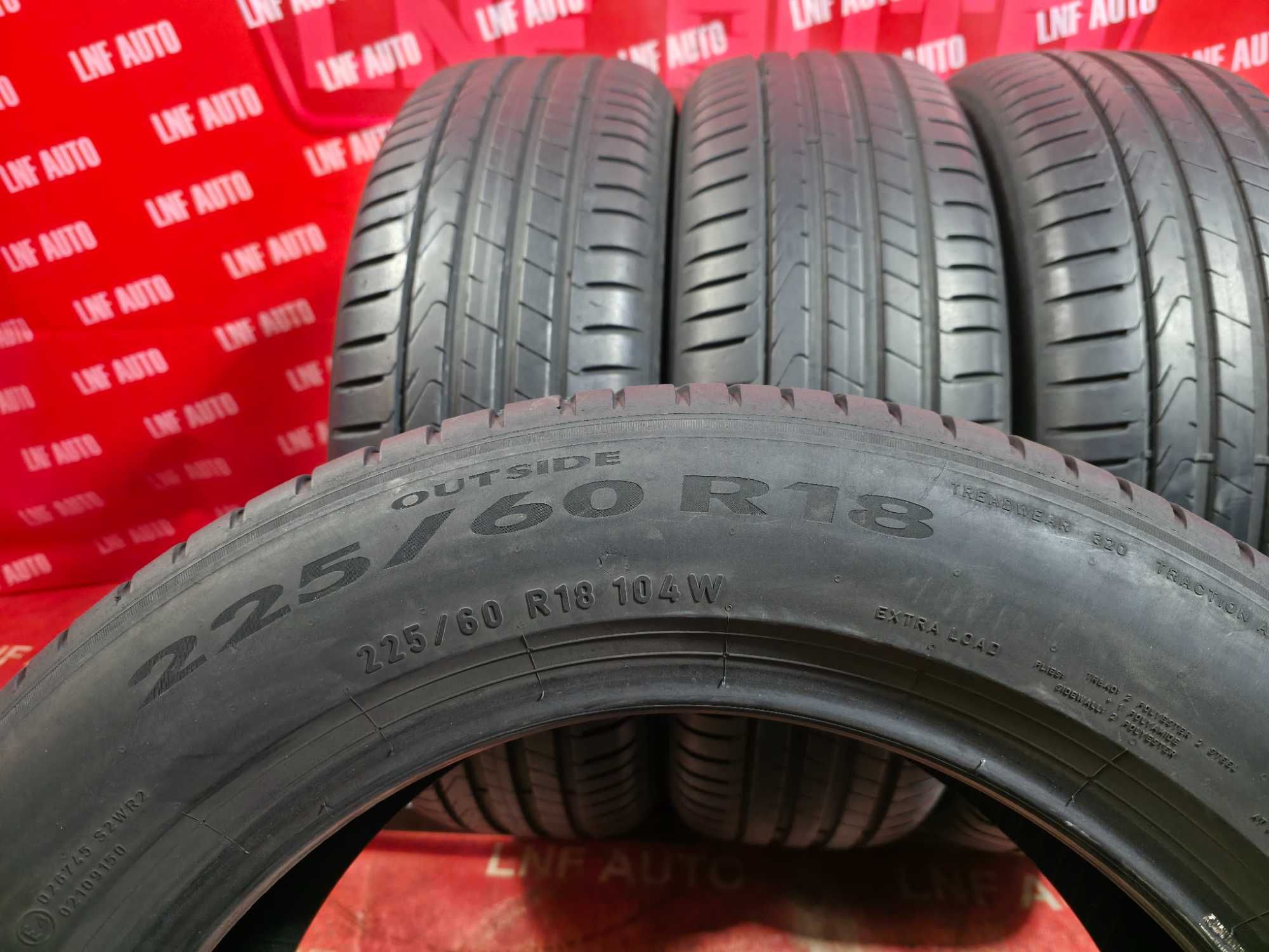 Anvelope de VARA - 225/60/18 - PIRELLI - 6.6 MM - DOT 2019 !