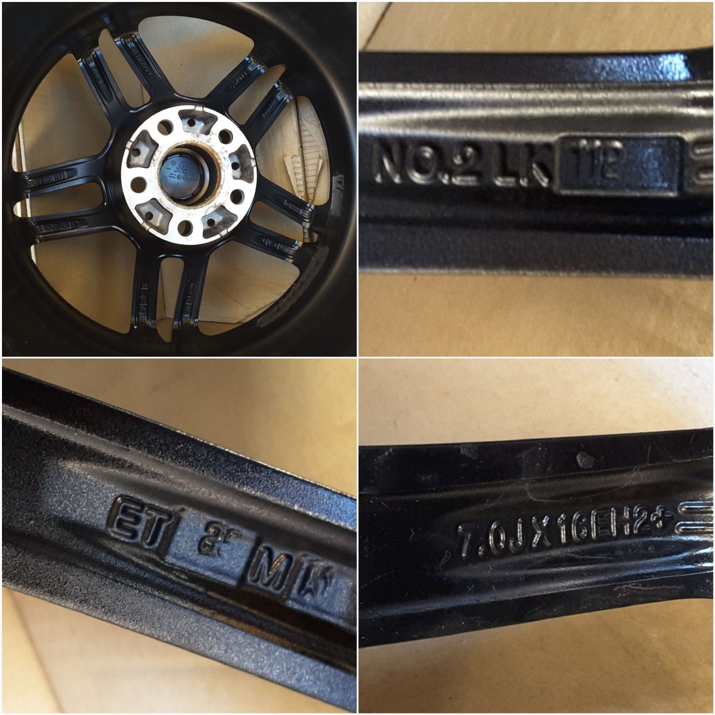 jante aliaj 16; 5x112; Vw Passat b5, b6, b7, b8, Tiguan, Sharan