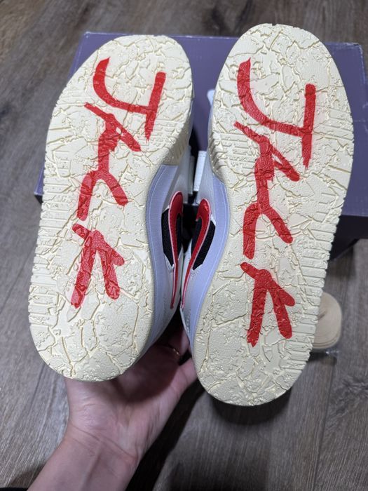 Jordan X Travis Scott Jordan Jumpman Jack "University Red" sneakers
