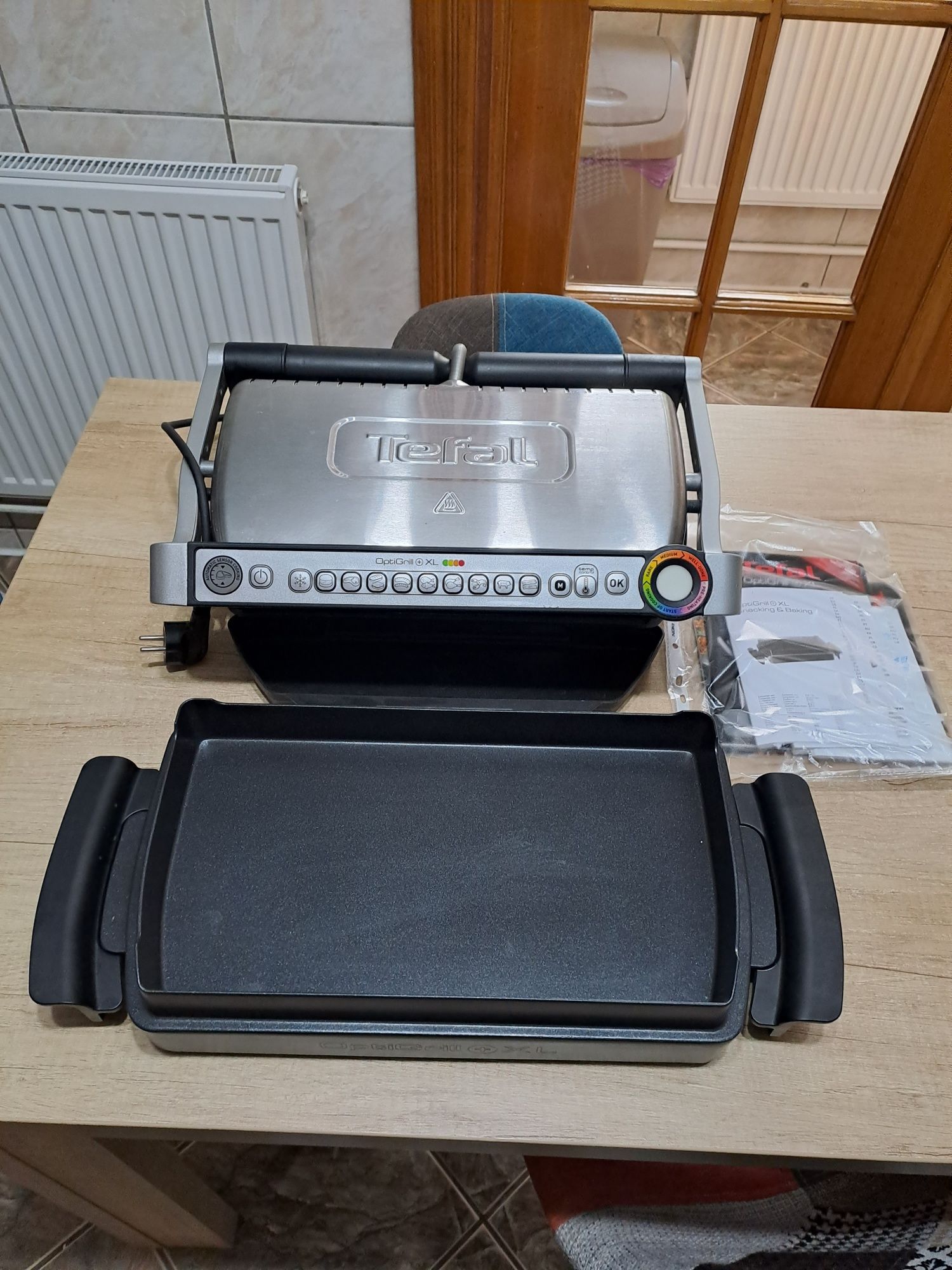 Ofertă!!!  Gratar electric TEFAL GC724D12+XL Snacking and Baking/2000W