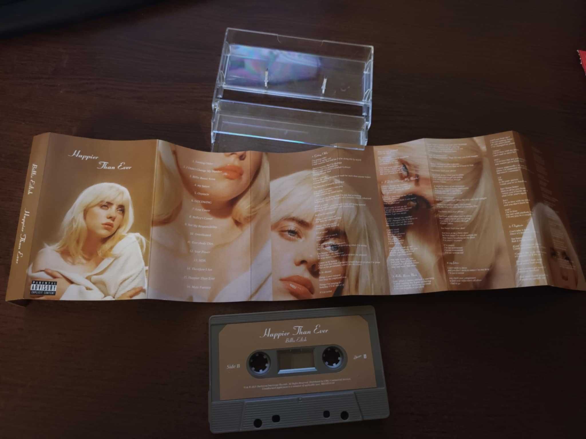 Албум аудио касетка на Billie Eilish Happier Than Ever