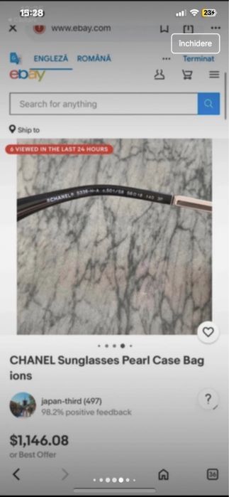 Ochelari de soare Chanel