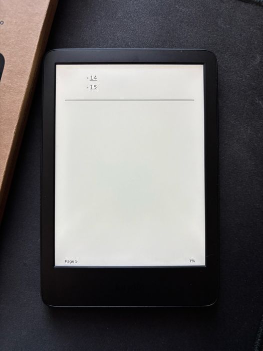 Kindle Basic 2024, киндъл