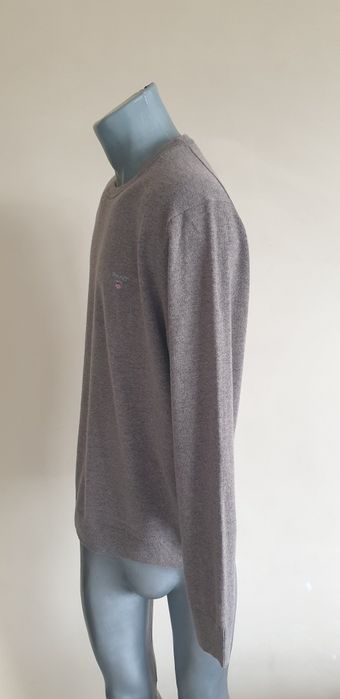 Gant Wool Knit Embroidered  XL/ НОВО!  ОРИГИНАЛ! Мъжки Вълнeн  Пуловер