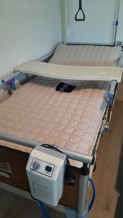 Pat electric rabatabil cu saltea Home si antiescare