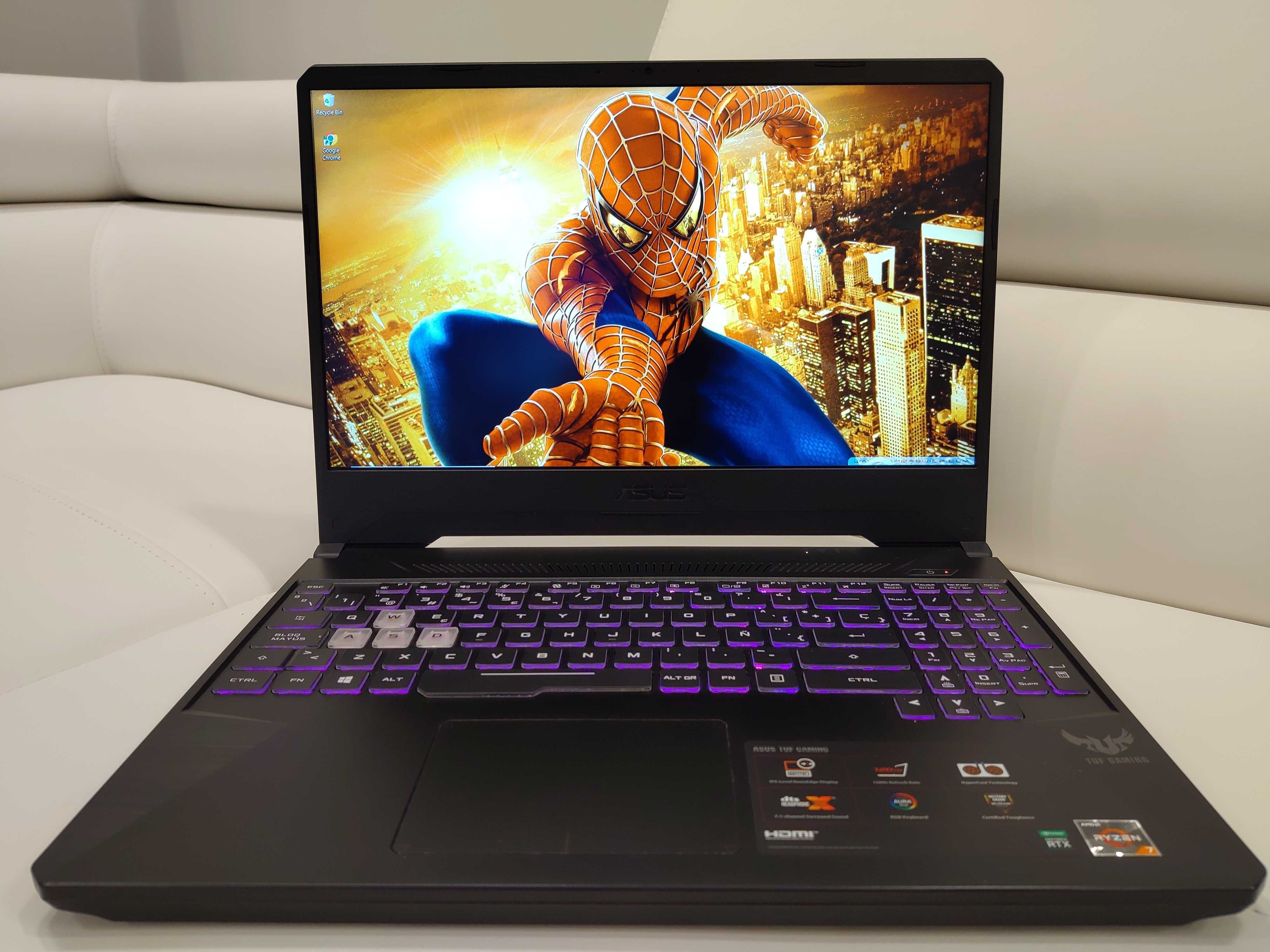 Laptop gaming Asus TUF nou, intel core i7, ram 16 gb , video gtx