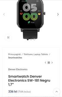 Ceas smartwatch Denver SW 181 oferta