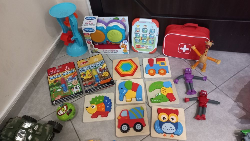 супер герои 12бр,азбука,риболов,пъзел,количка,камион,ртбот,бентен,сам