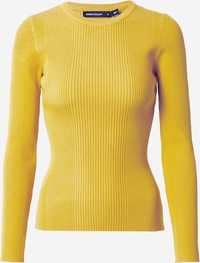 Karen Millen нова жълта блуза с прилепнал силует