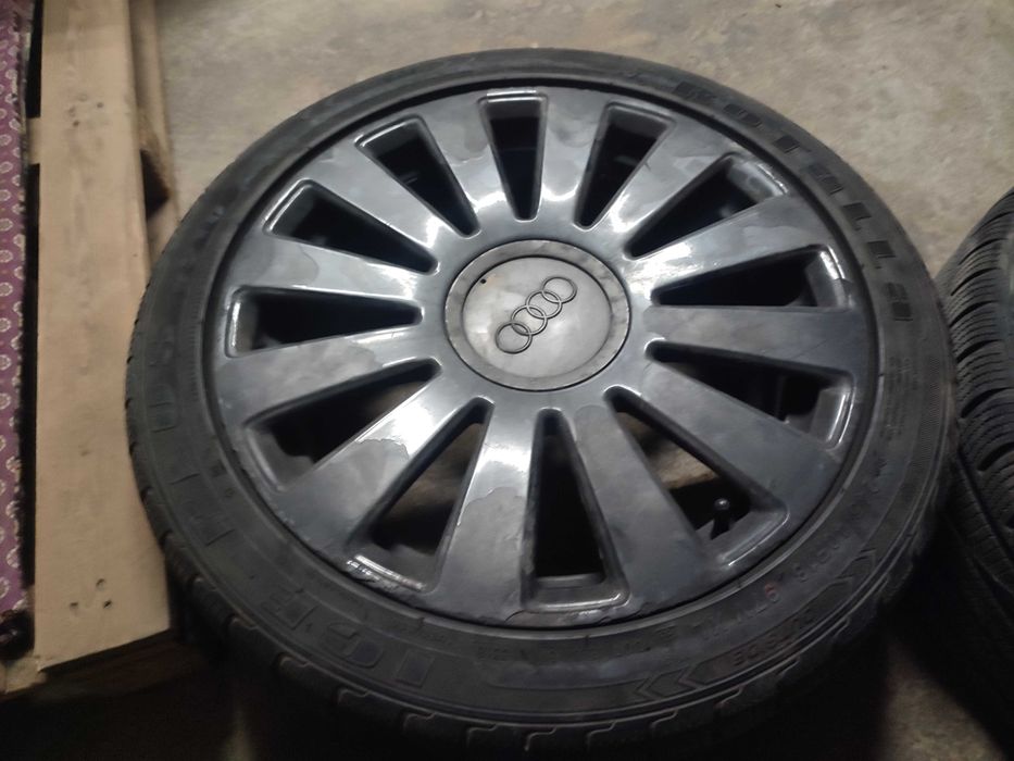 18 5x112 лети джанти със зимни гуми 245/40.18 6.5мм грайфер за Ауди ФВ