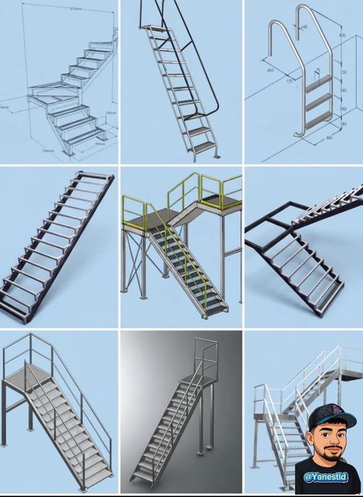 Scara zincate la comanda în toată tara oferim și montaj