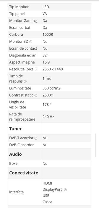 Monitor gaming Samsung